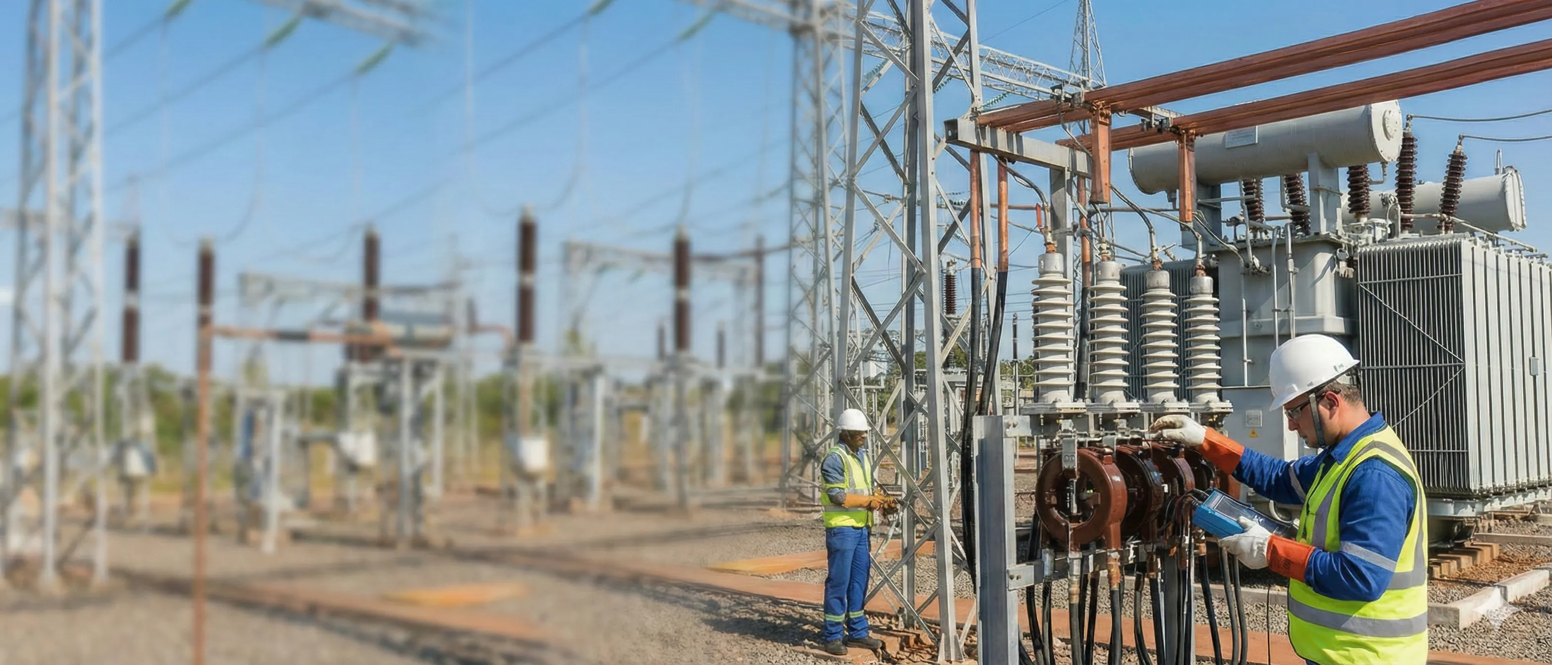 Manutenção de TPs, TCs e para-raios de alta tensão